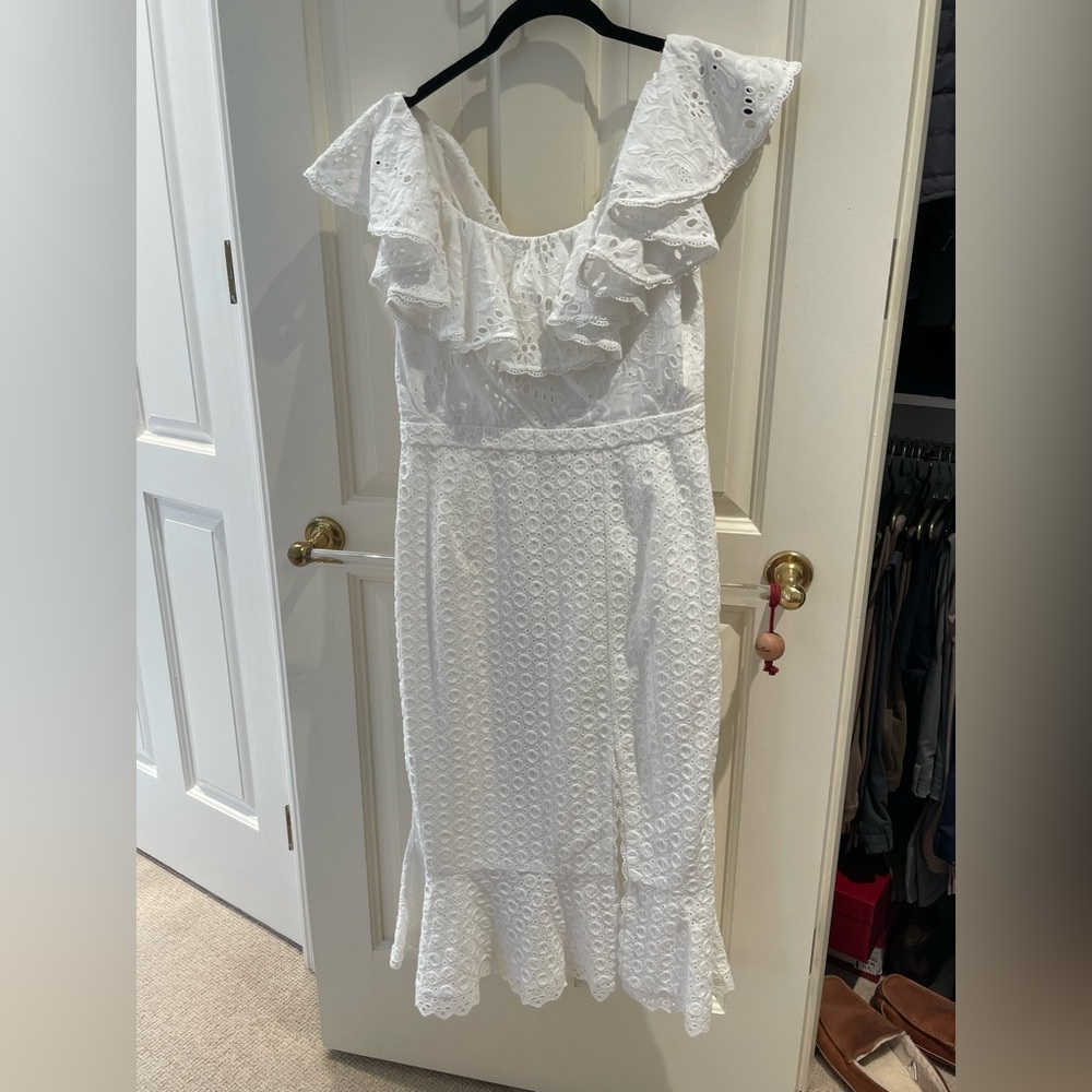 Saloni eyelet dress, size 6 never worn NWT